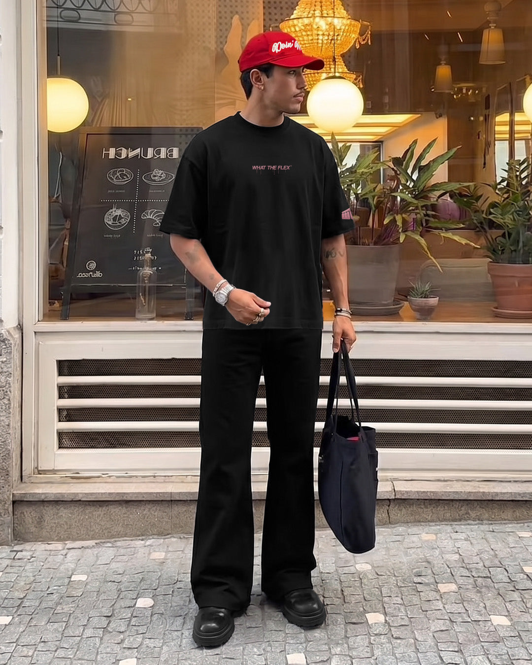 WildFlex Can't Wait Streetwear Heavy Cotton T-Shirt