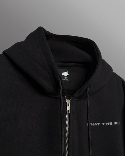 WildFlex Concrete Dreams Black Zip Hoodie