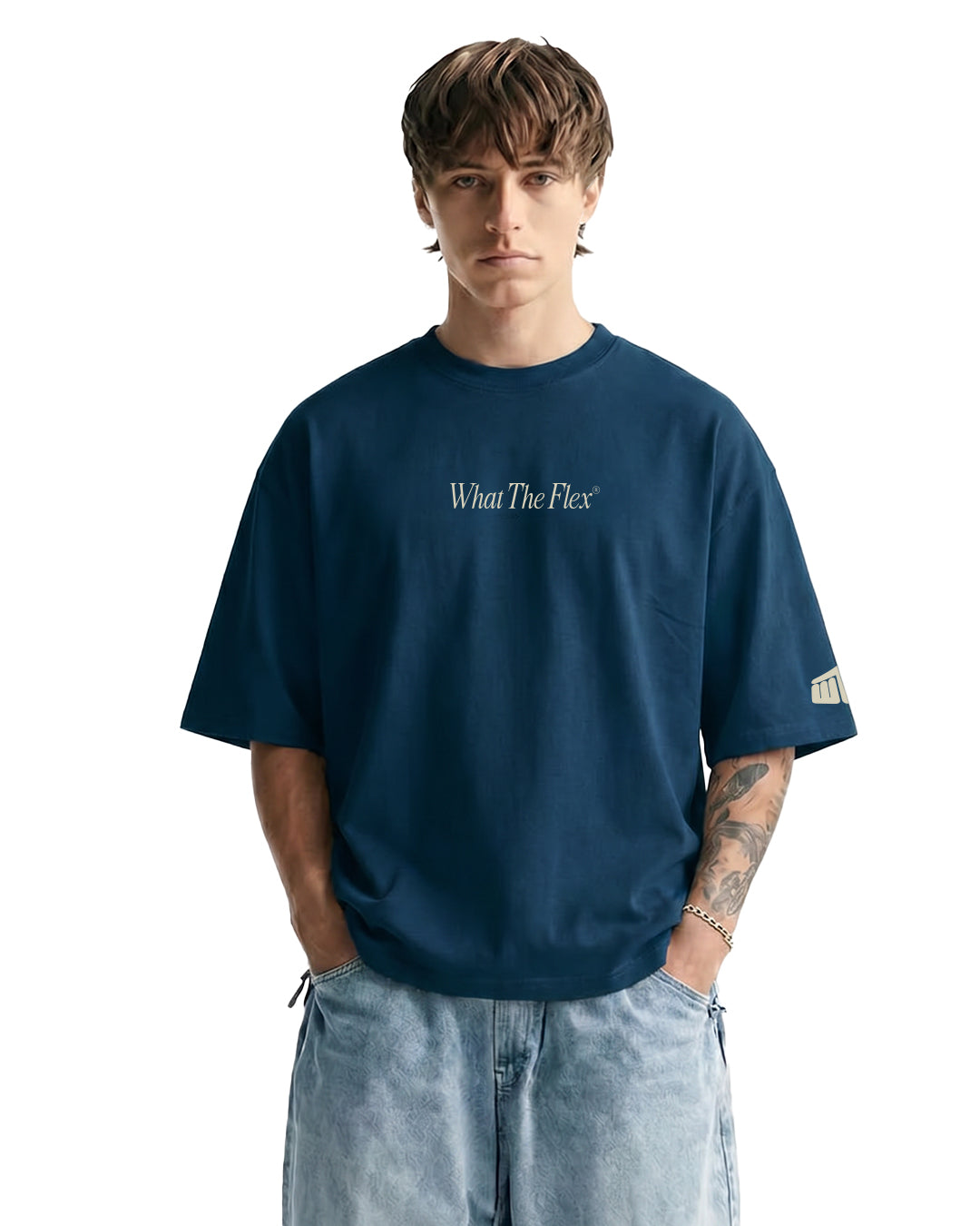 WildFlex Premium Cool Things Boxy-Fit Cotton T-Shirt for Men