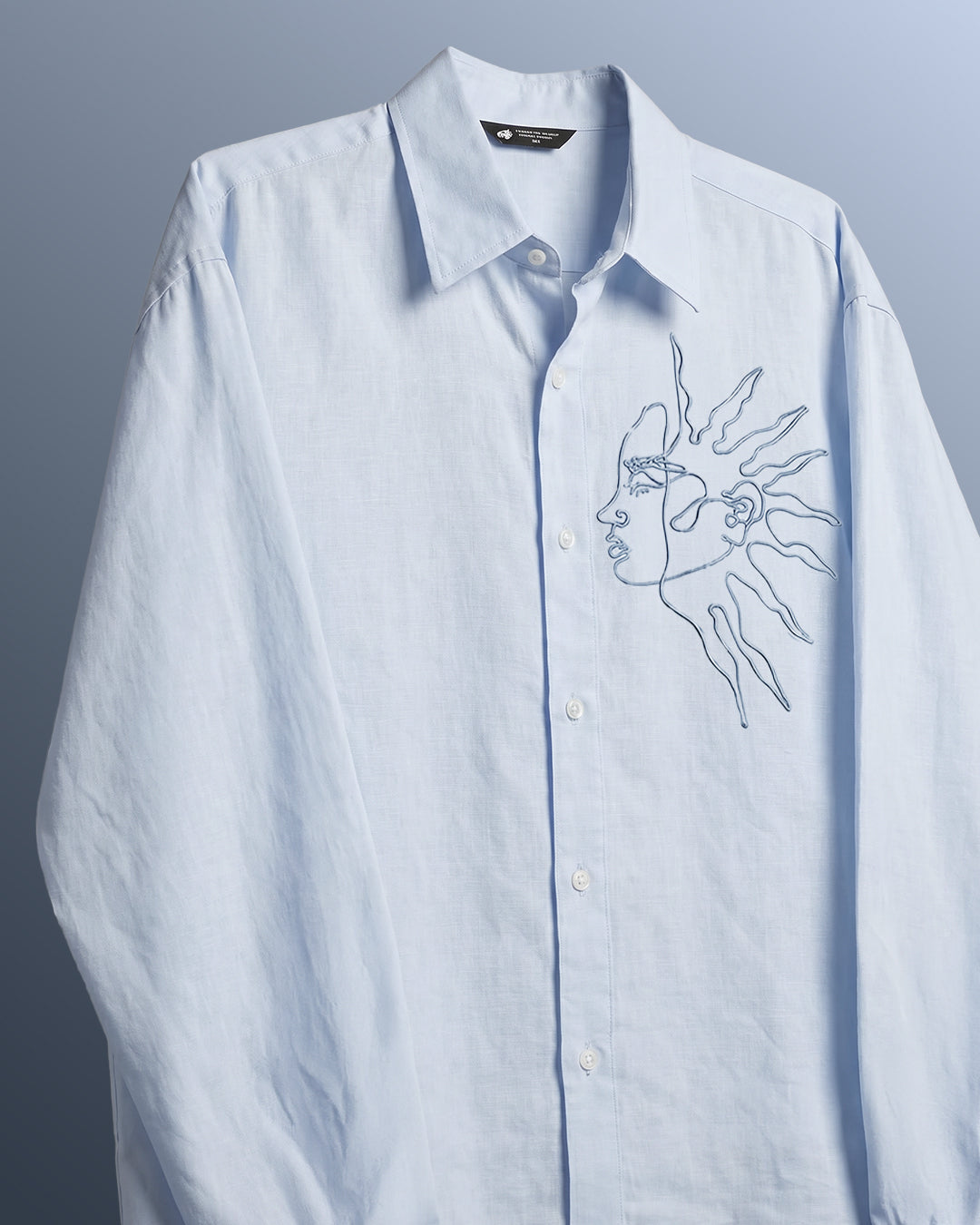WildFlex Premium Day And Night Linen Striped Shirt for Men