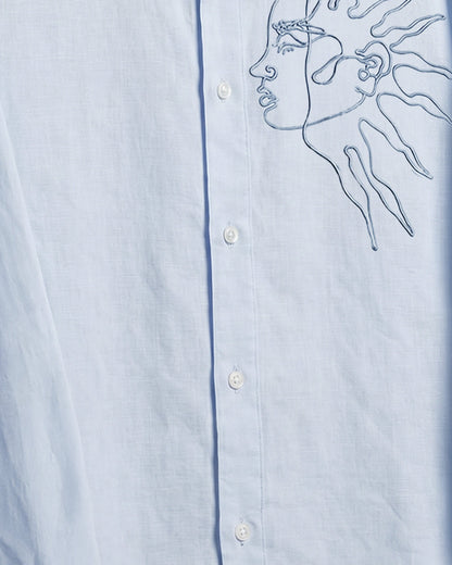 WildFlex Premium Day And Night Linen Striped Shirt for Men
