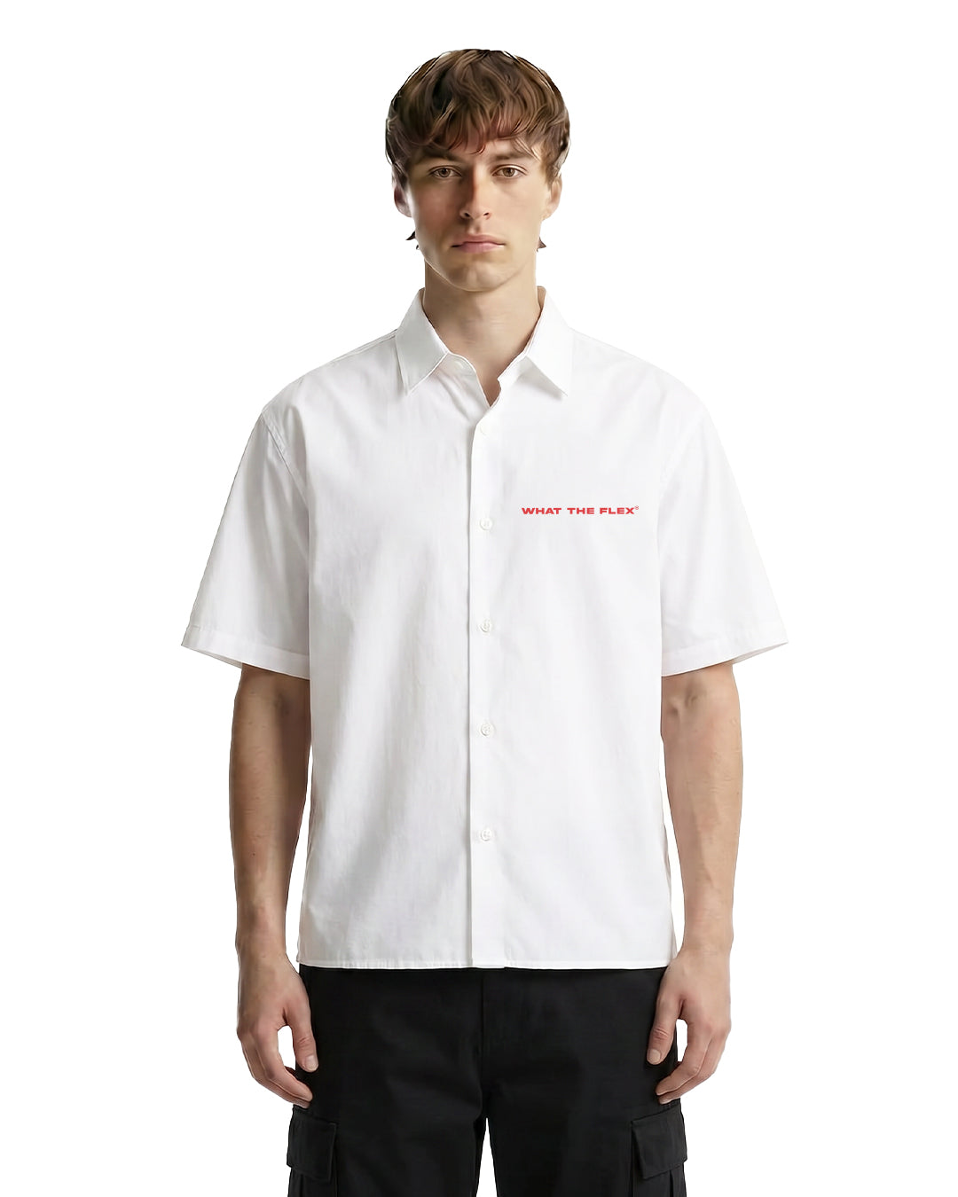 WildFlex Premium Hate War Half Sleeve Cotton Shirt for Men