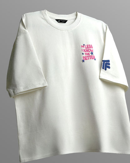WildFlex Premium Better Boxy-Fit Off-White Cotton T-Shirt for Men